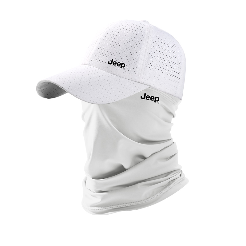 

Тонкая солнцезащитная маска для мужчин Jeep, белый