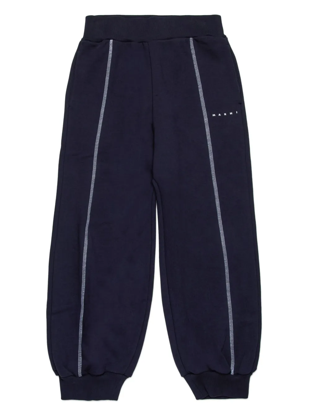 

Спортивные брюки с логотипом Marni Kids, синий