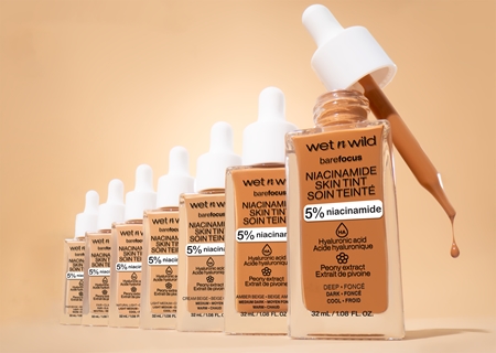 Легкая увлажняющая основа Wet n Wild Bare Focus Niacinamide Skin Tint, Fair (Neutral) 32 ml — фото 4