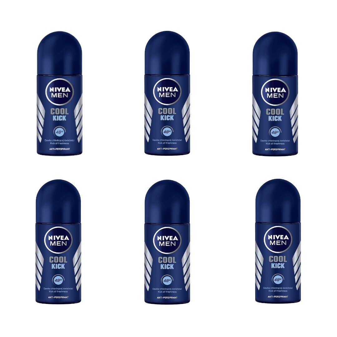 

NIVEA MEN Cool Kick мужской антиперспирант 6 шт