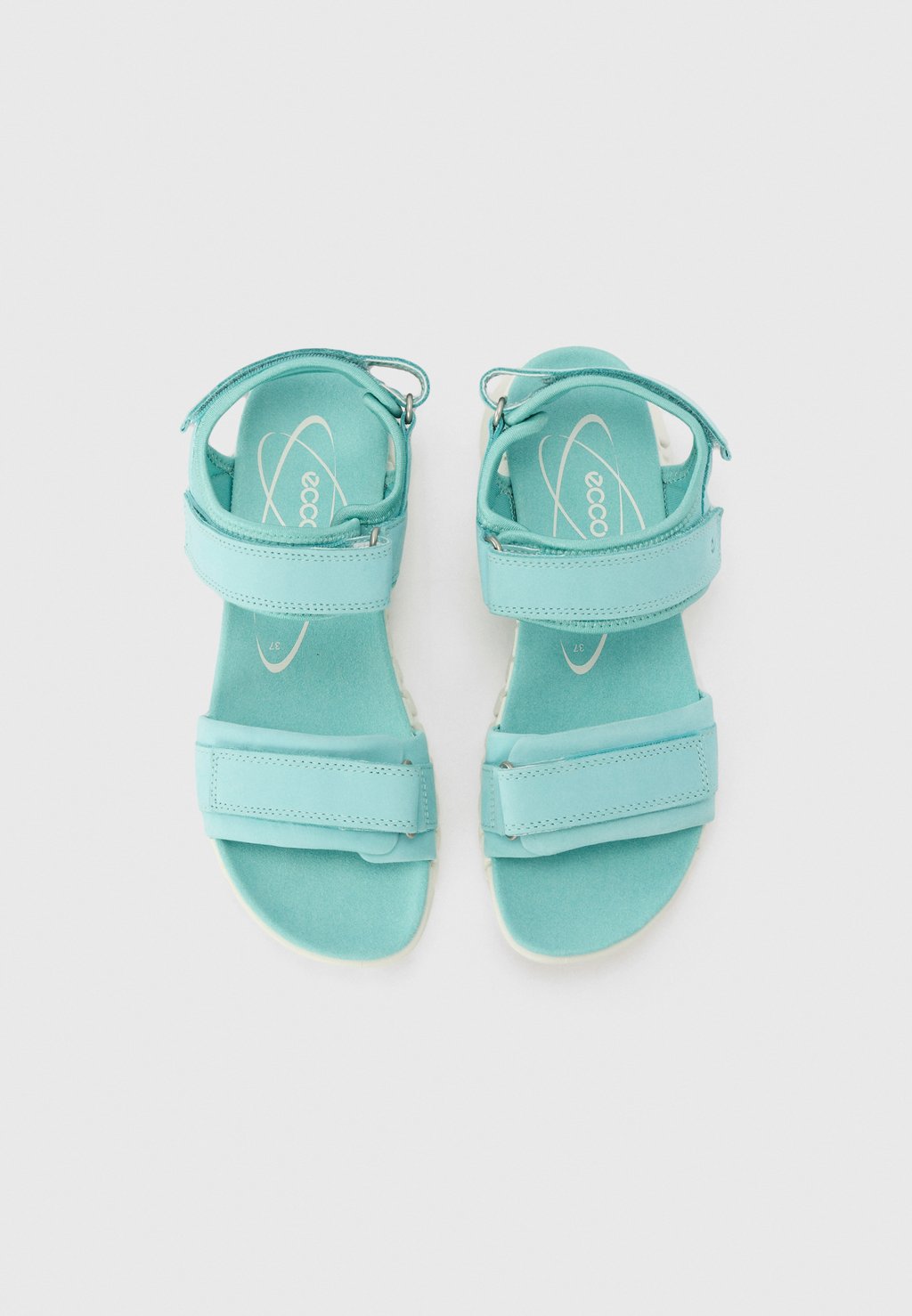 Босоножки на танкетке GRUUV - Ankle cuff sandals ECCO, светло-голубой — фото 4