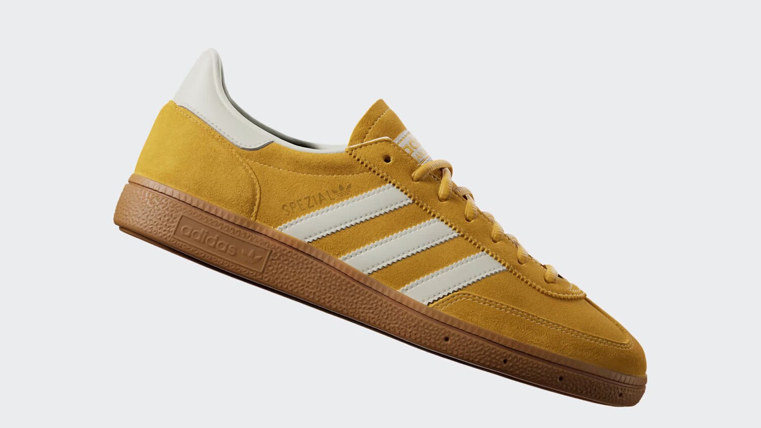 Специальные кроссовки для гандбола Adidas, цвет Preloved Yellow/Cream White/Cloud White — фото 2