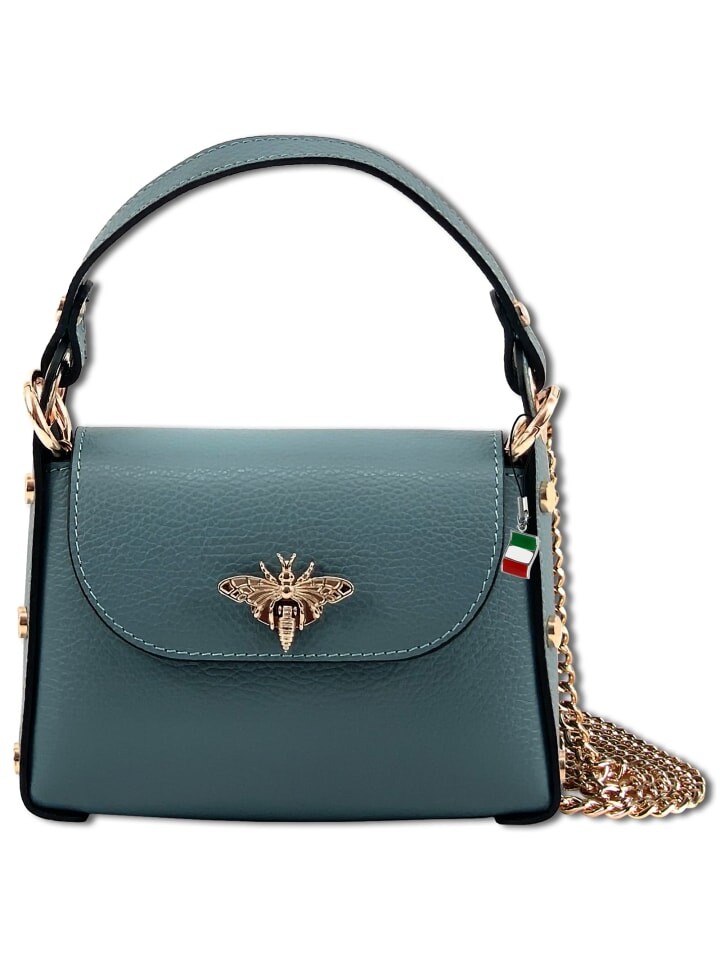 

Наплечная сумка Florence Umhängetasche Leder blau ca. 19cm