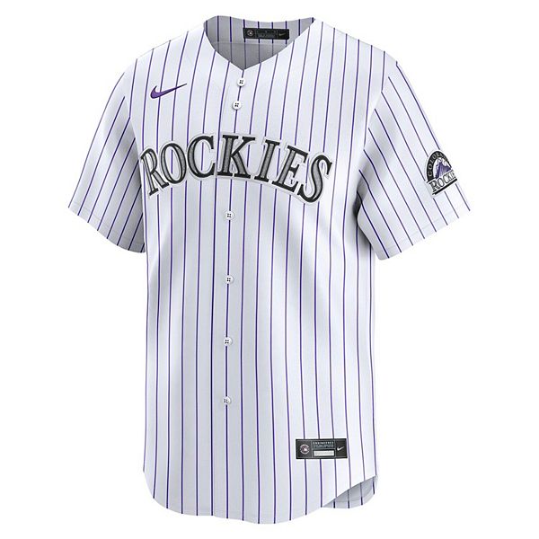 Мужская белая футболка Colorado Rockies Home Limited Nike — фото 3
