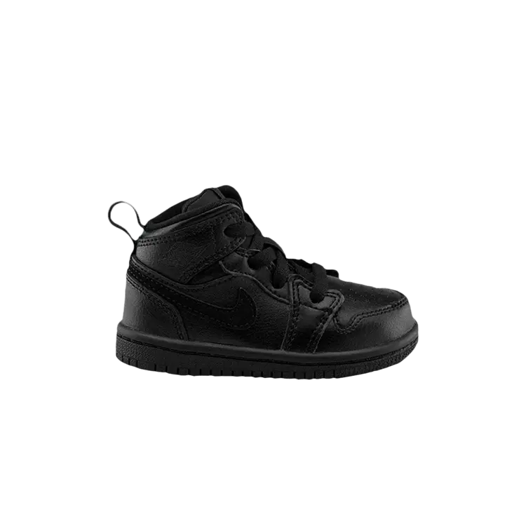 

Кроссовки Air Jordan 1 Mid TD Triple Black, черный