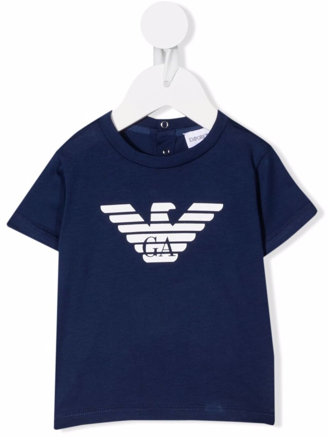 

Emporio Armani Kids футболка с логотипом, синий