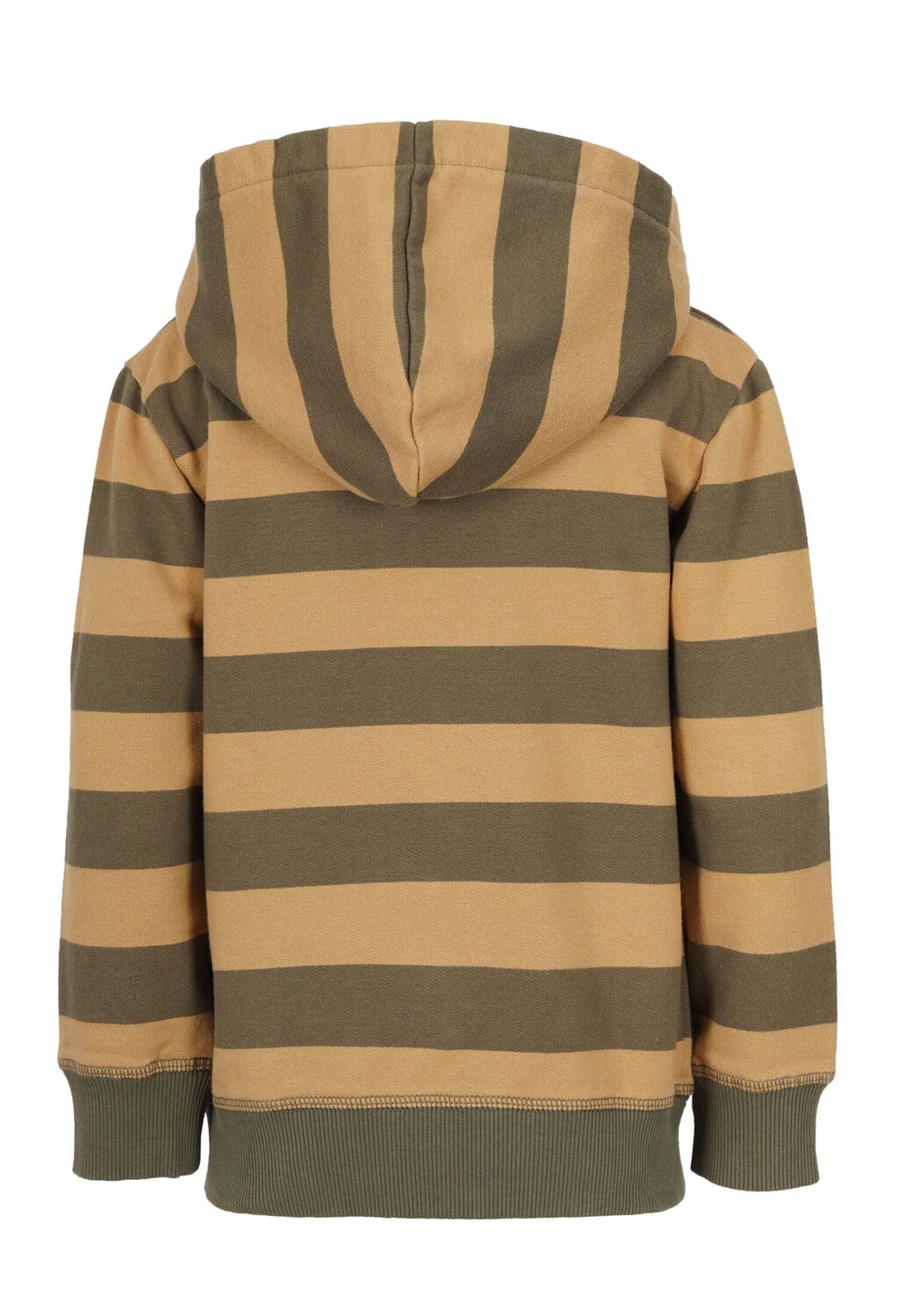 Толстовка Band of Rascals Kapuzenpullover Striped Zip, цвет olive caramel — фото 2