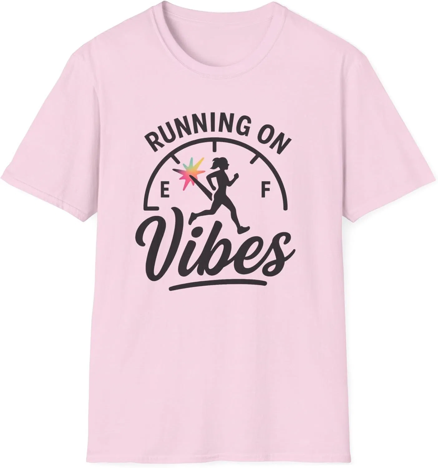 Футболка унисекс Running On Vibes, футболка для бегунов, спортивная футболка, топ для тренировок, одежда для занятий спортом