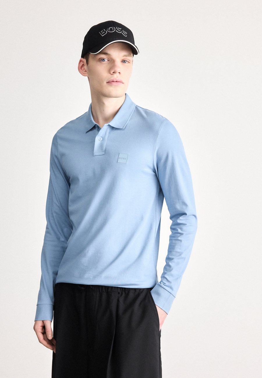 

Поло BOSS PASSERBY, Light Pastel Blue/Light Blue