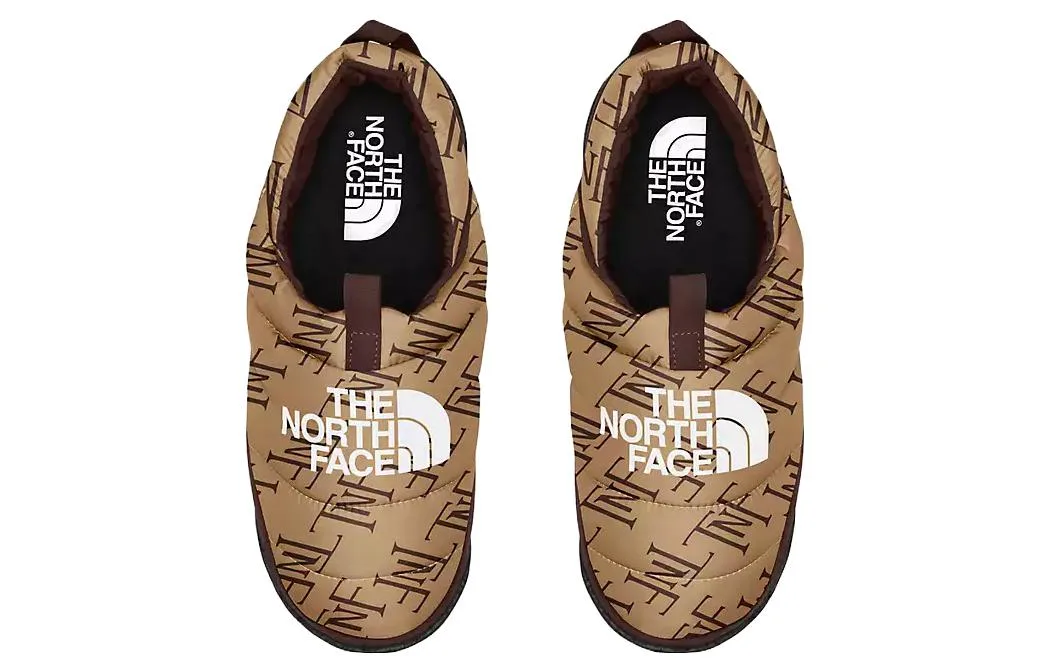Nuptse Mules 'Almond Butter Monogram' THE NORTH FACE, Coal Brown — фото 4
