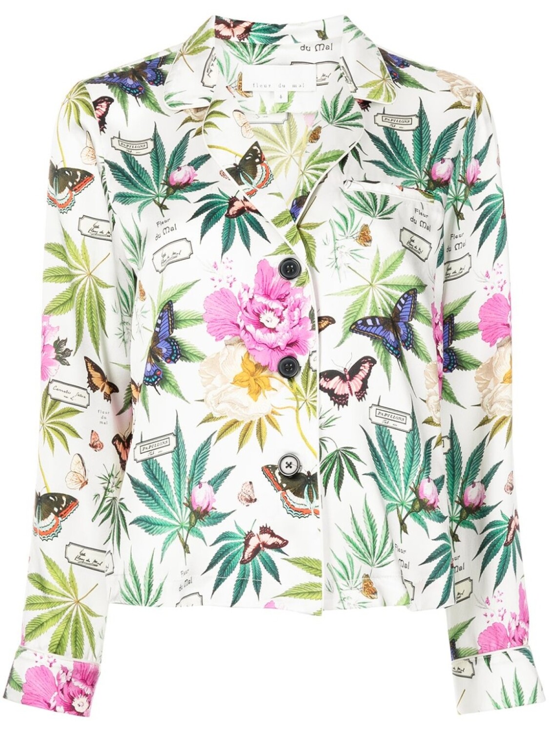 

Рубашка Fleur Fleur Du Mal, белый