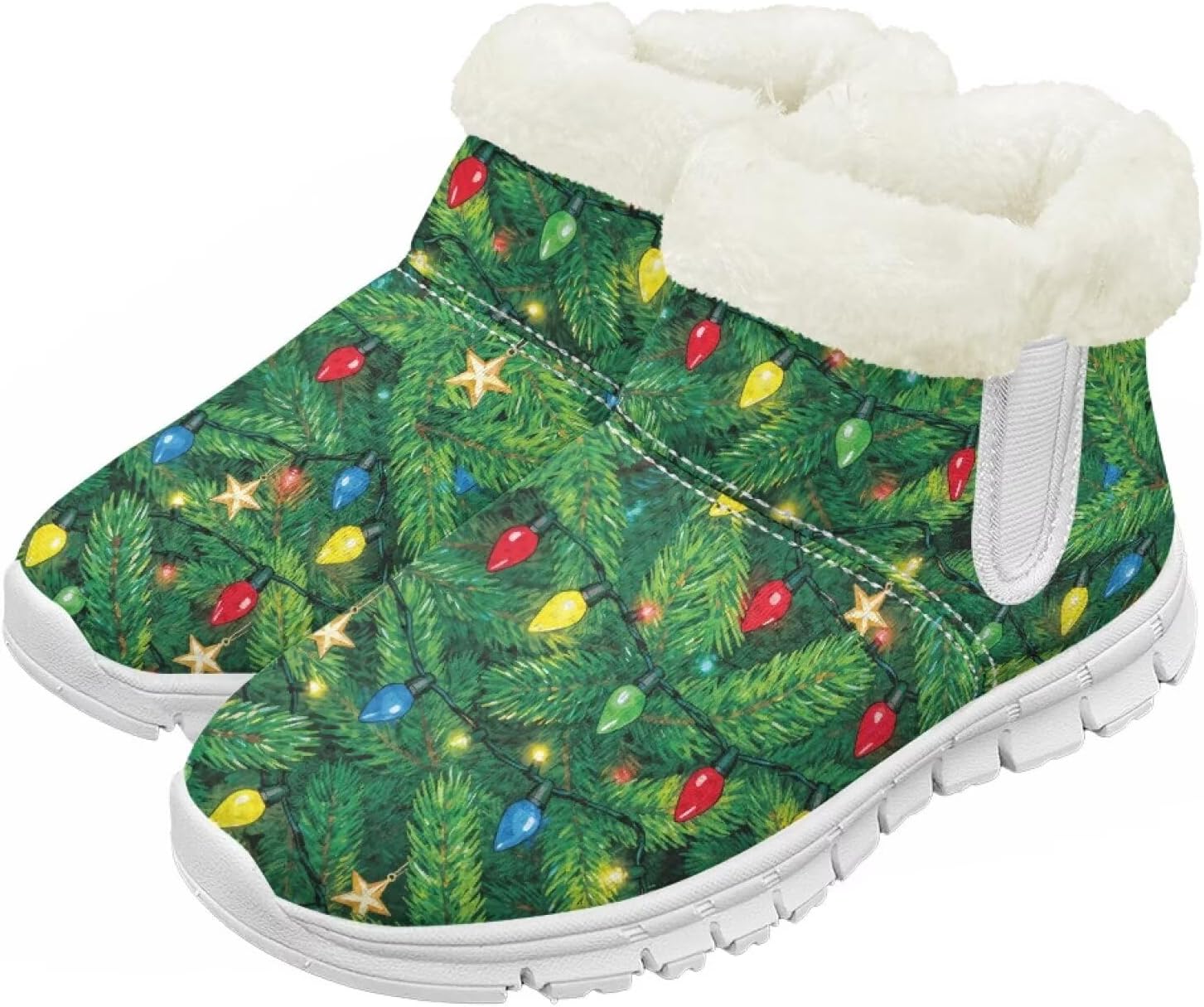 

Pzuqiu Зимние сапоги для мальчиков и девочек с водонепроницаемой утепленной меховой подкладкой для малышей, детей и старших детей, для холодной погоды и походов на улице, белая подошва