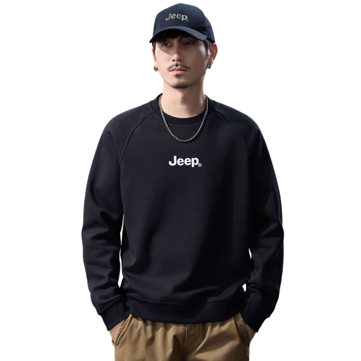 

Свитшот Leisure Collection Unisex Jeep, черный