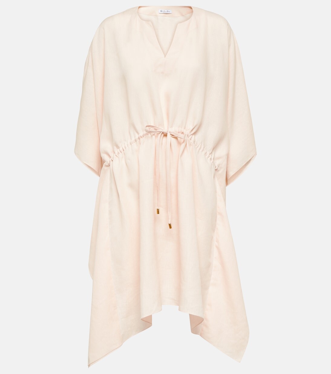 

Льняной кафтан Loro Piana, розовый