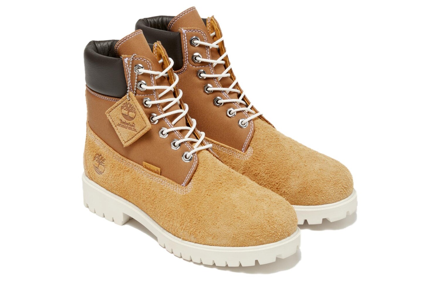 Мужские ботинки Timberland Martin Heritage Collection с текстильной вставкой, желтый/коричневый — фото 2