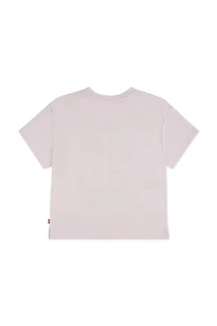 Футболка с принтом BOOTS оверсайзD SS TEE Levi's, розовый — фото 2
