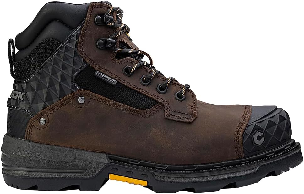 

Ботинки Chinook Footwear с противоударным носком, 15 см, для промышленности и строительства, водонепроницаемые, коричневый