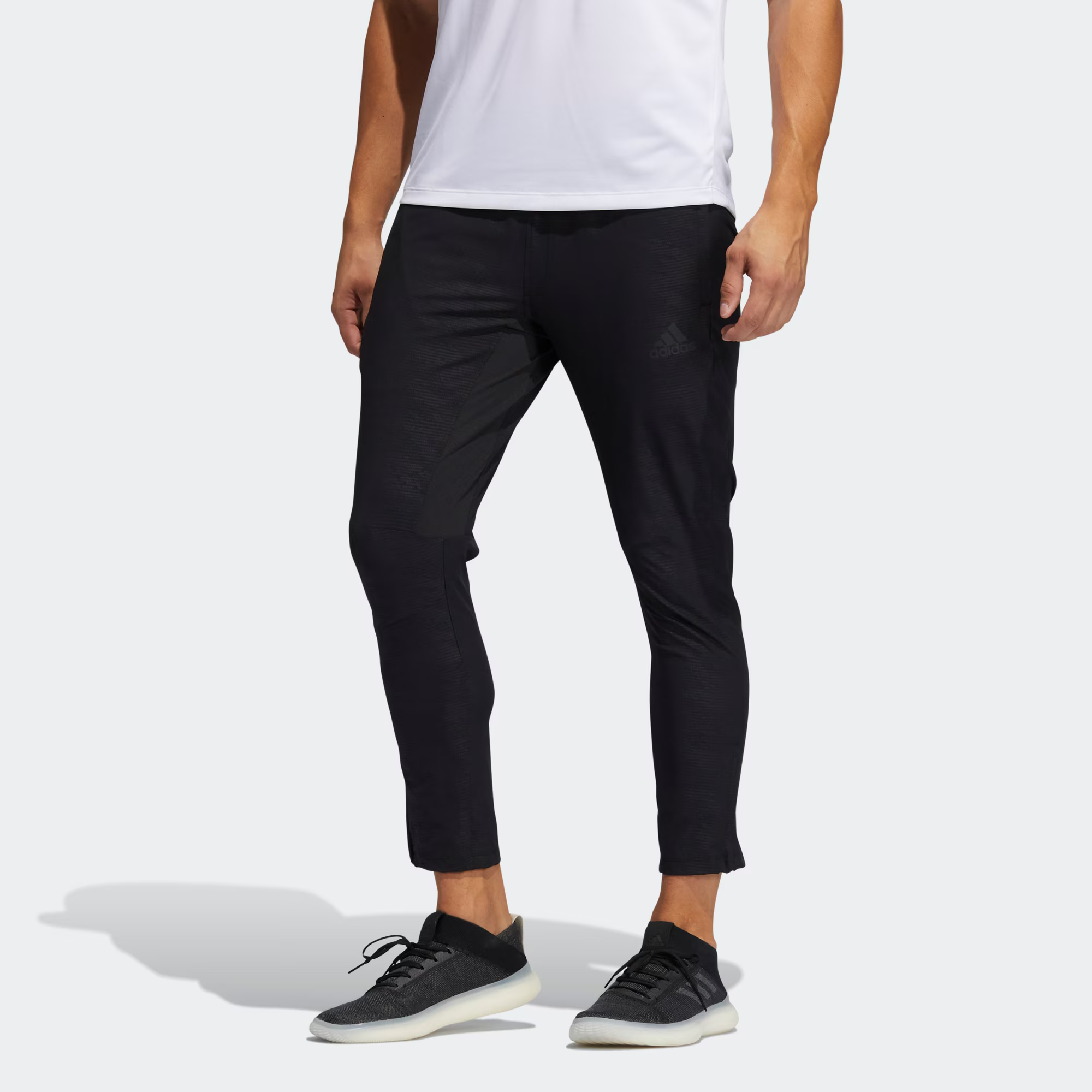 Adidas Спортивные брюки мужские черные — фото 3