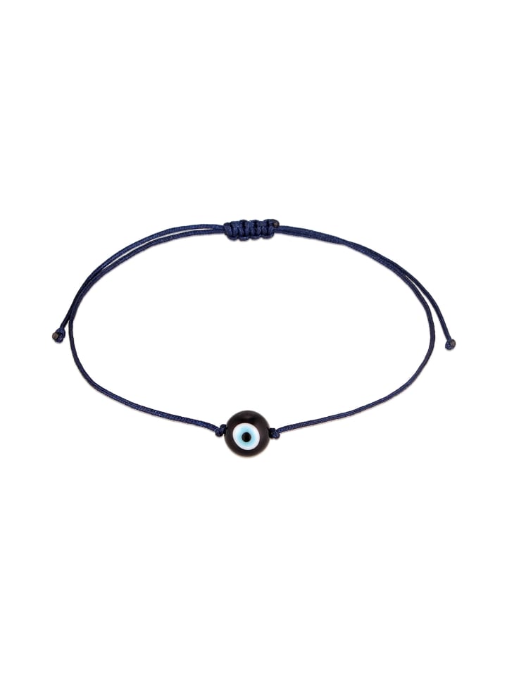 

KUZZOI Браслет из серебра 925 пробы с изображением сглаза синего цвета