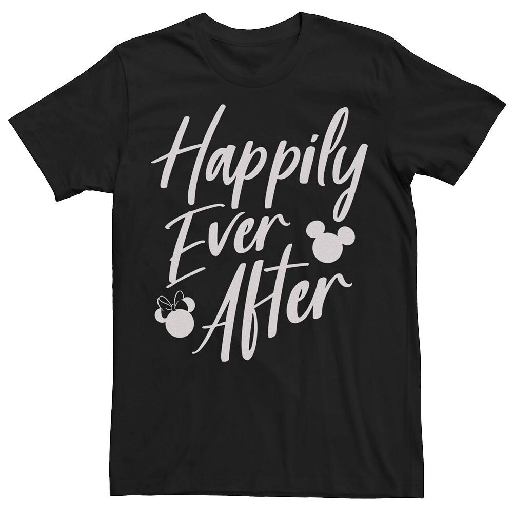 

Мужская футболка с надписью «Happily Ever After» Disney's Mickey Mouse, черный