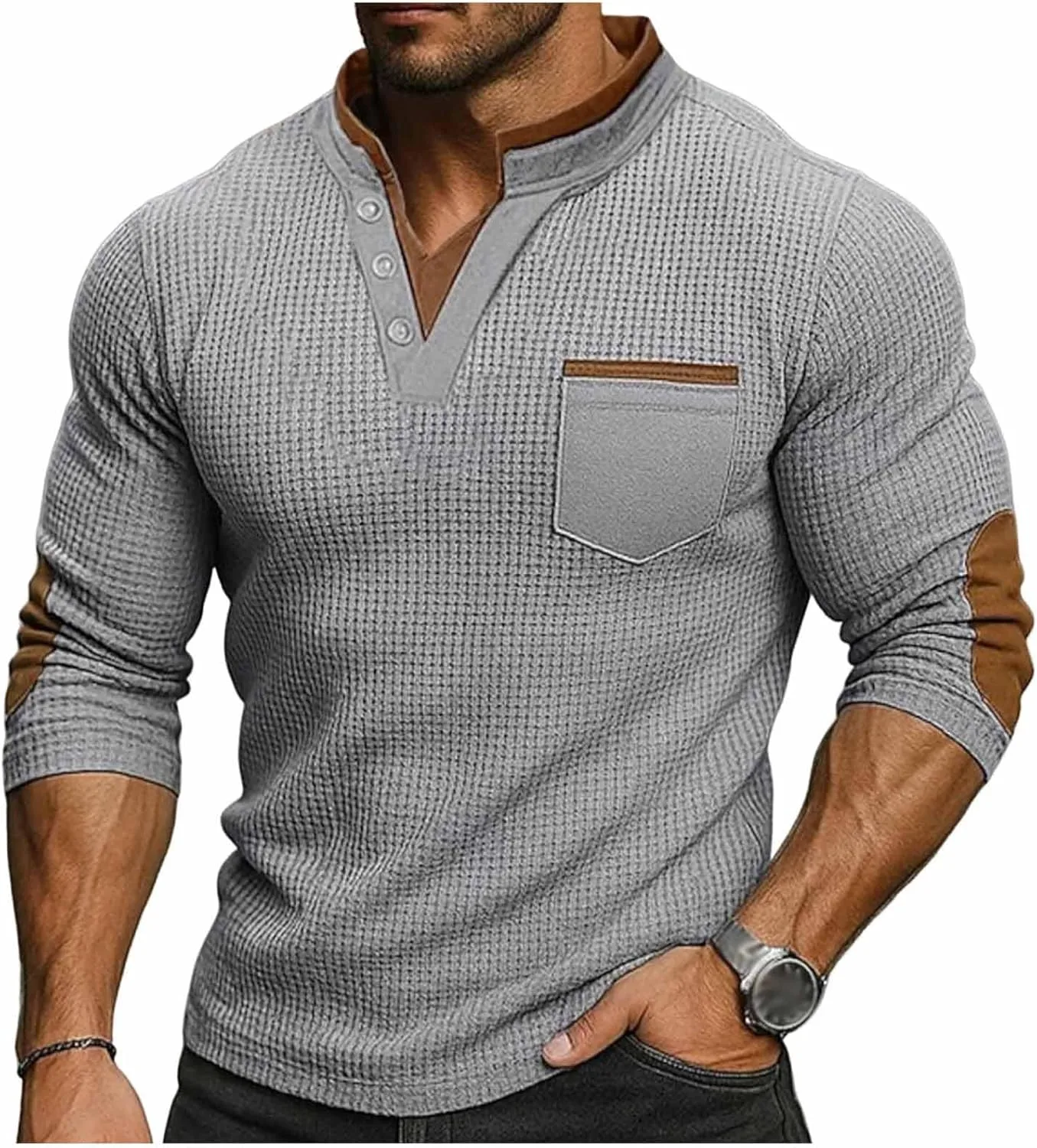 

Футболка с воротником для мужчин, лето-осень, длинный рукав, стиль Victorian Crochet