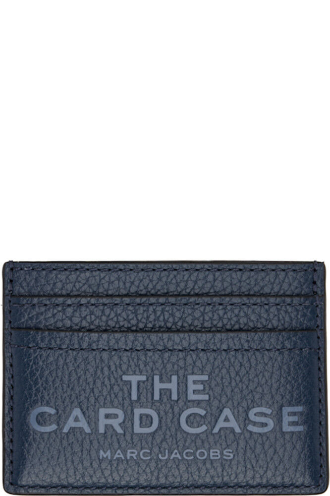 

Визитница «The Leather Card Case» темно-синего цвета Marc Jacobs