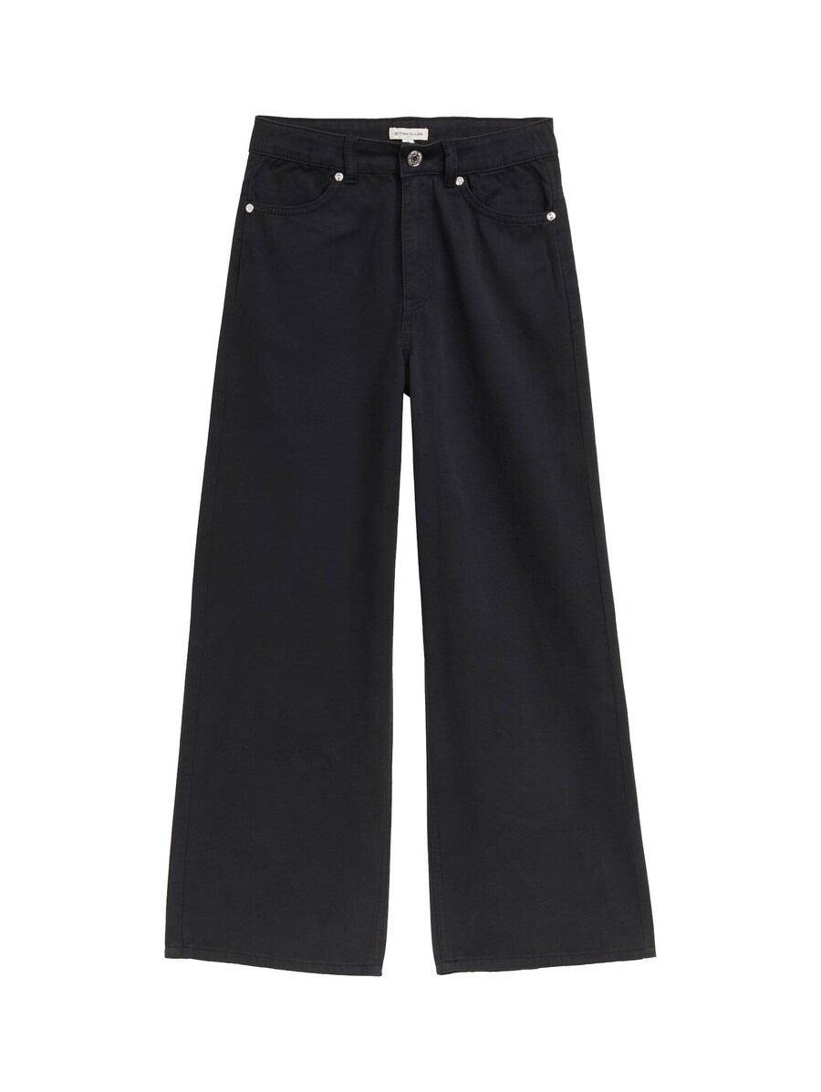 

Тканевые брюки TOM TAILOR Wide leg Pants, черный