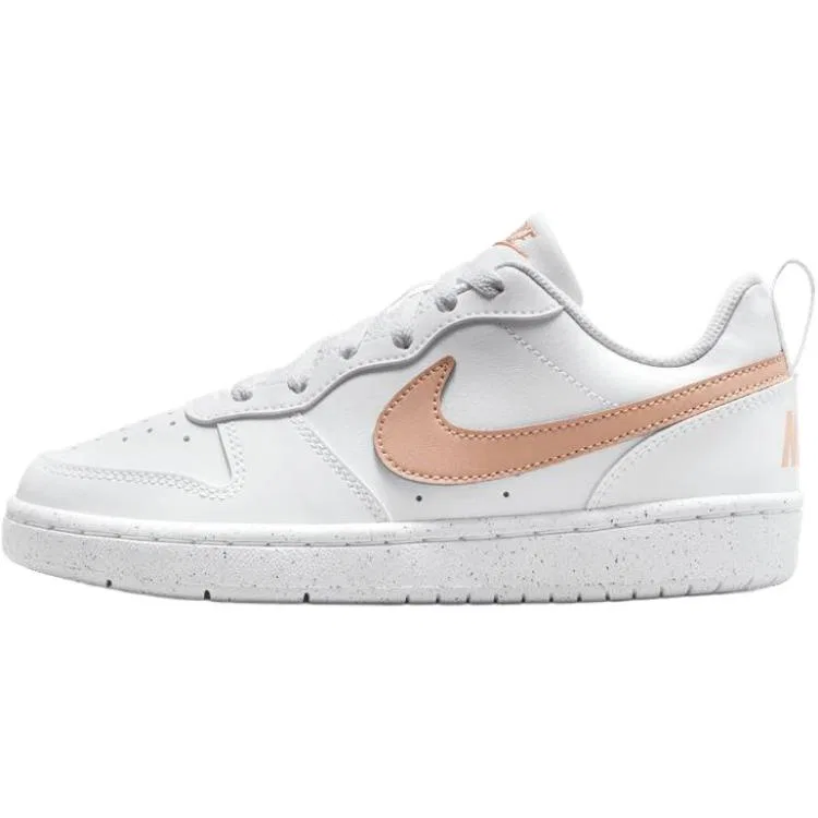 Кроссовки для скейтбординга Court Borough Low top Kids, розовый/белый, унисекс Nike, Pink White