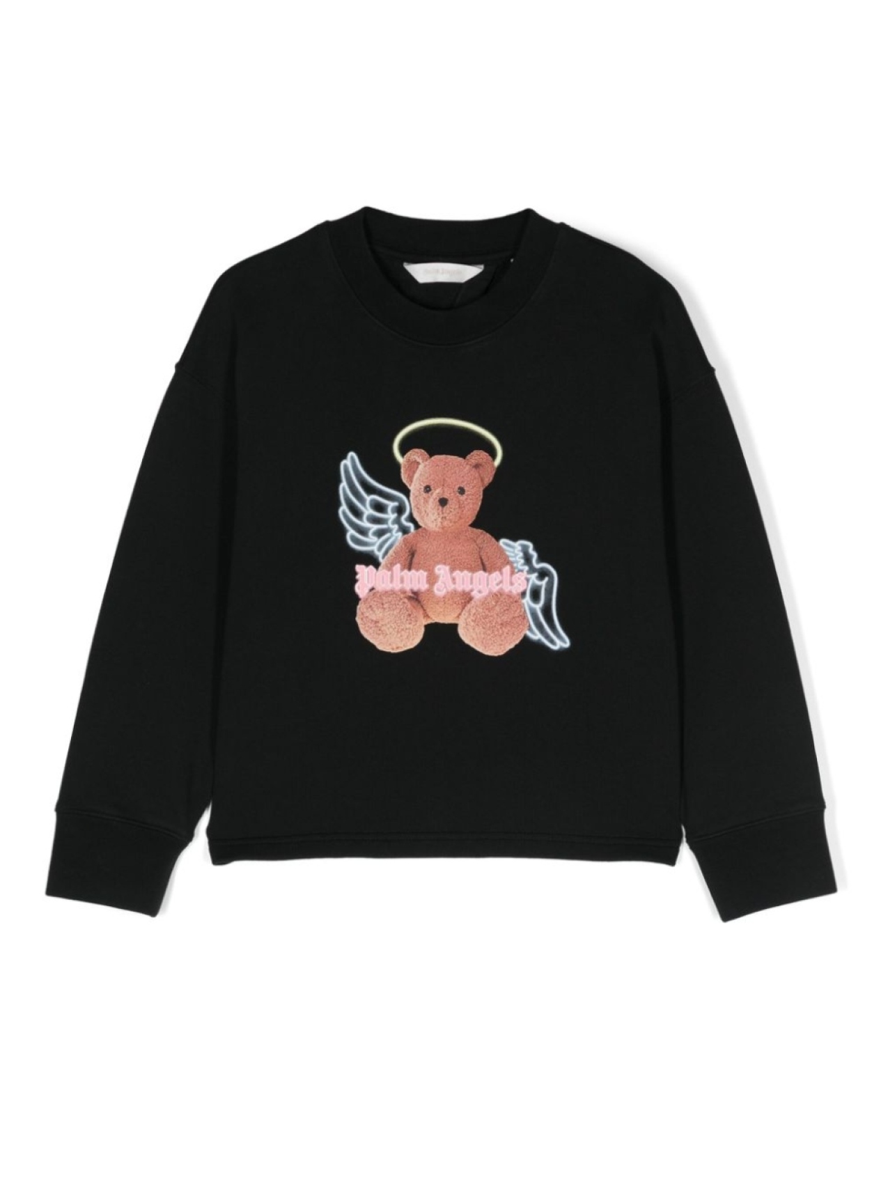 

Palm Angels Kids толстовка Bear Angel с открытой спиной, черный