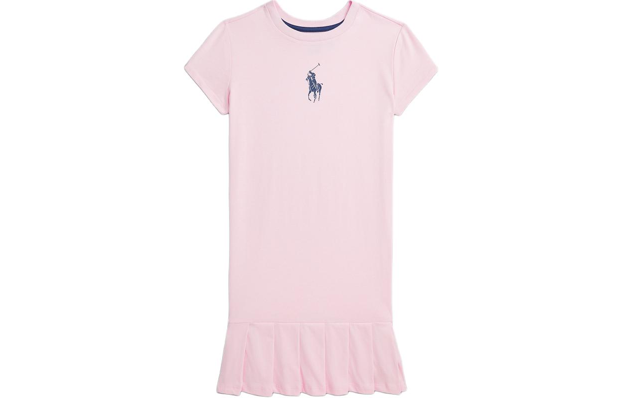 Футболка поло SS24 светло-розовая детская Polo Ralph Lauren — фото 2