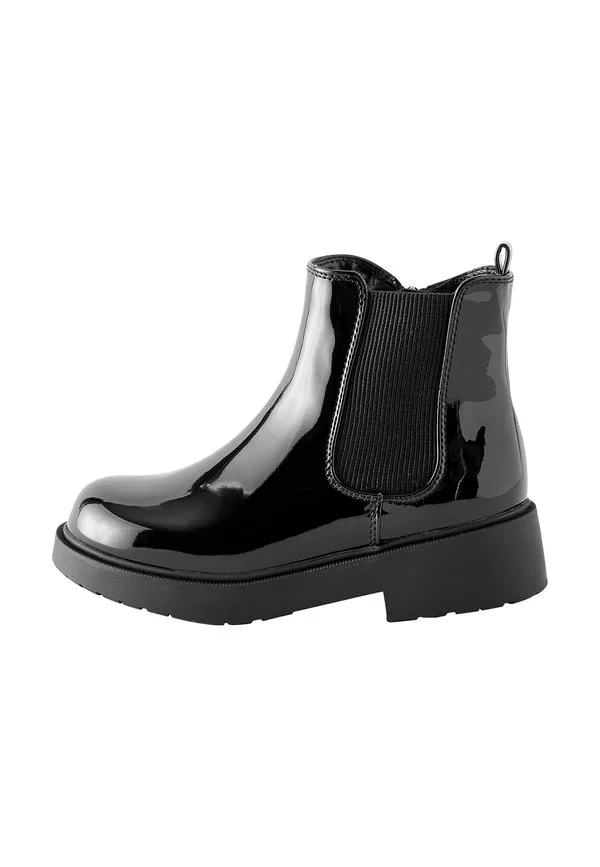 Классические ботильоны с широкой колодкой Next, Black Patent