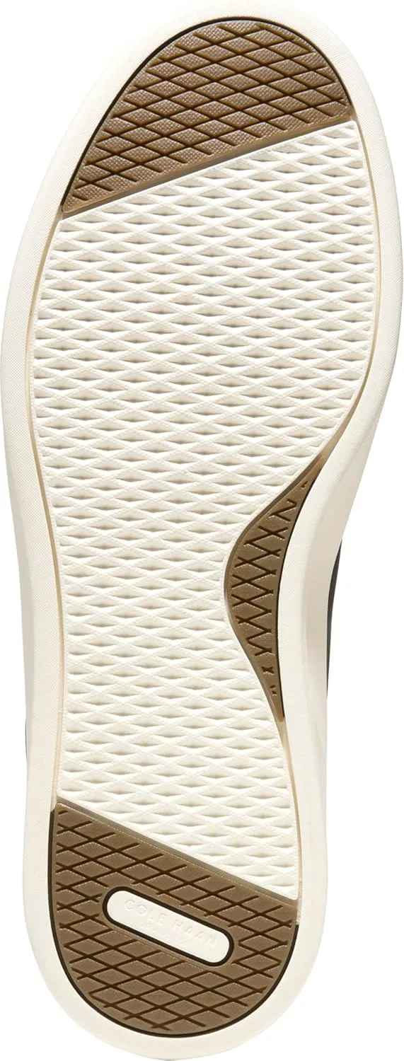 Мужские слипоны Cole Haan Grand Crosscourt с дневной шнуровкой, темно-синий/слоновая кость — фото 2