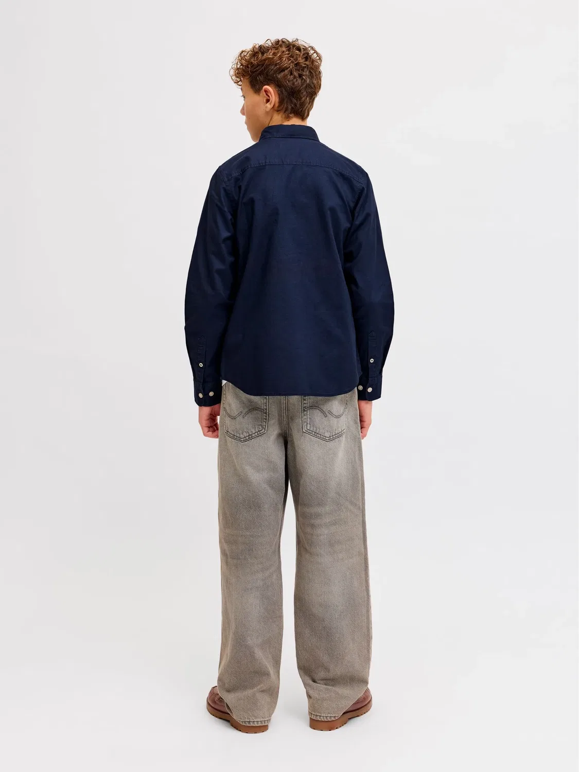 Рубашка Oxford, JACK & JONES Junior, navy blazer — фото 3