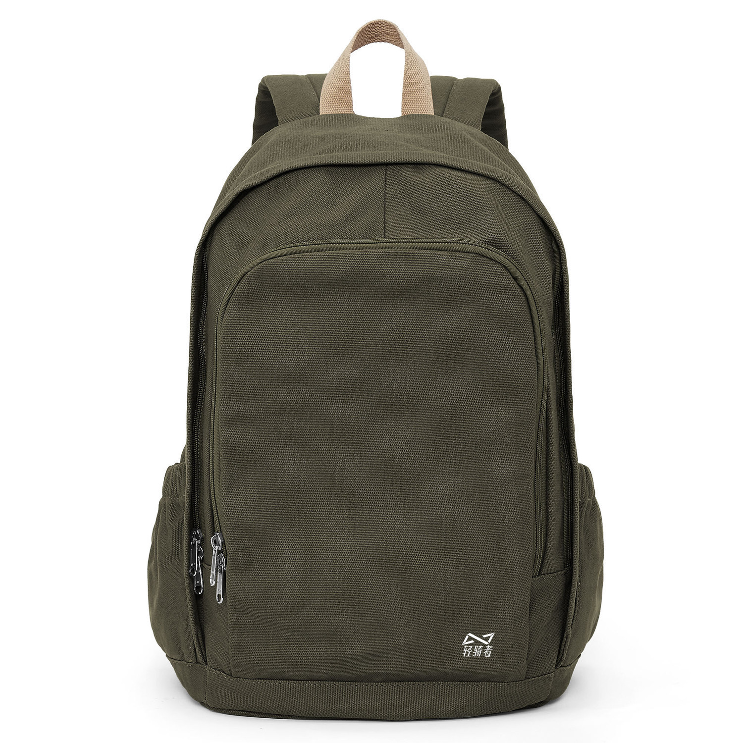 

Рюкзак из ткани Унисекс Черный/Натуральный/Зеленый/Павлин/Коричневый KEYSTREET