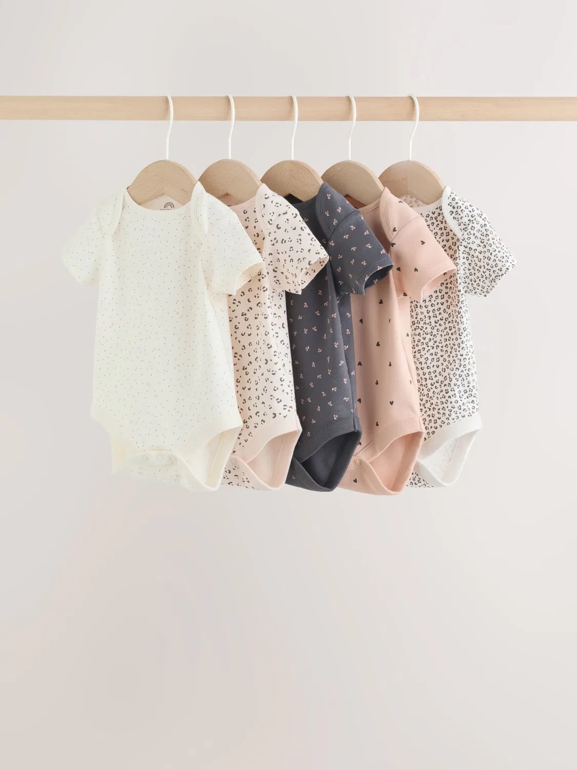 Боди с коротким рукавом 5шт, Neutral Next