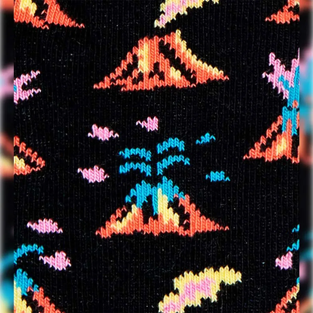 Носки антискользящие Danger 2 пары Happy Socks, желтый — фото 3