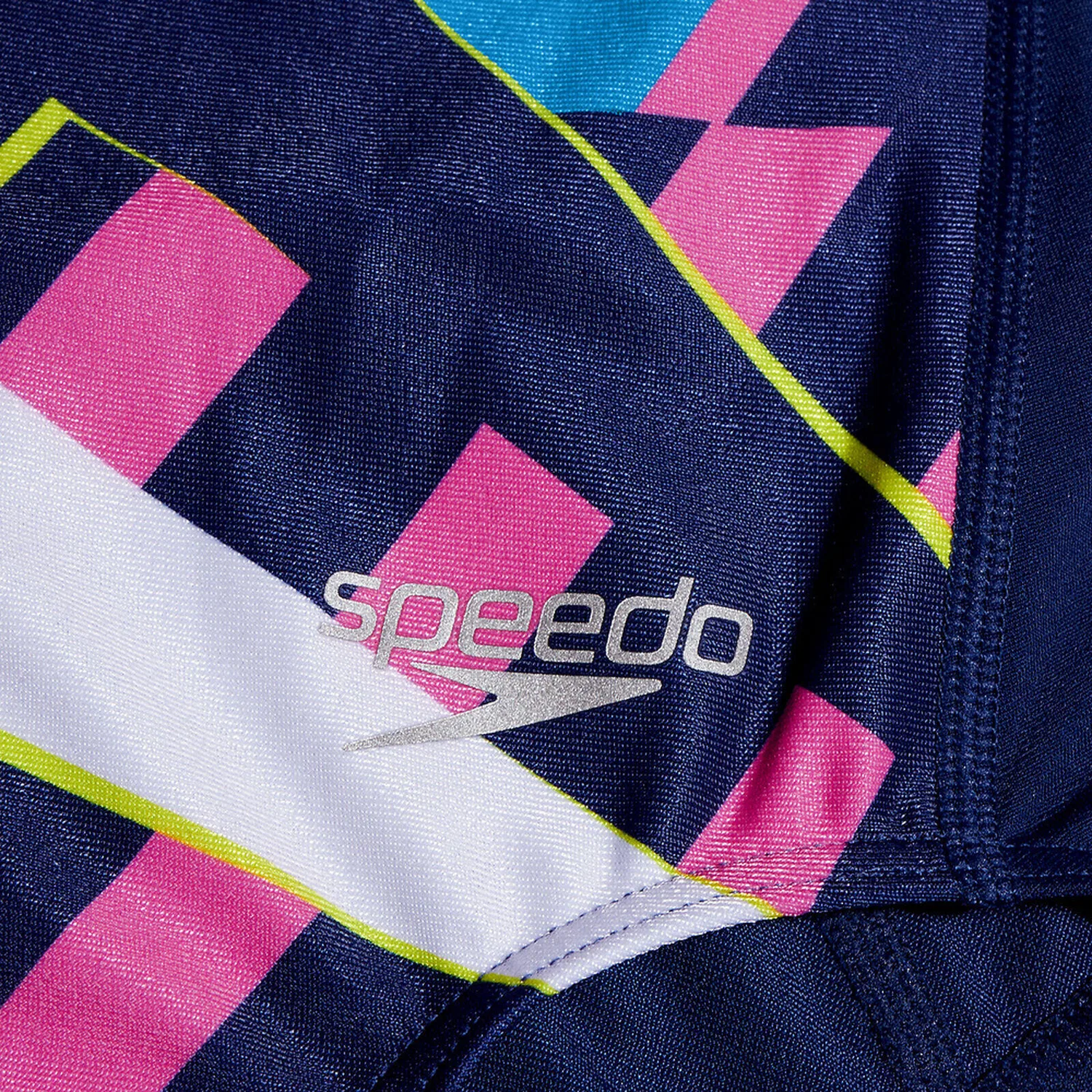 Детский цельный купальник для девочек Placement Lane Line Speedo, Blau — фото 3