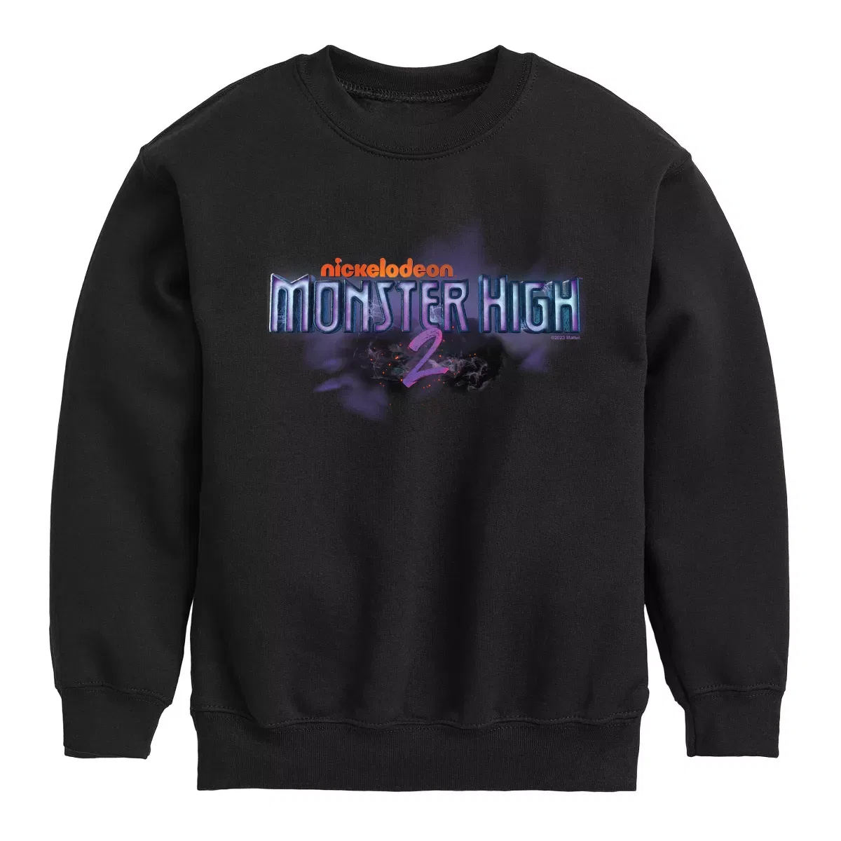 Детское худи для мальчиков с принтом Monster High Nickelodeon MH2 Mattel, Black