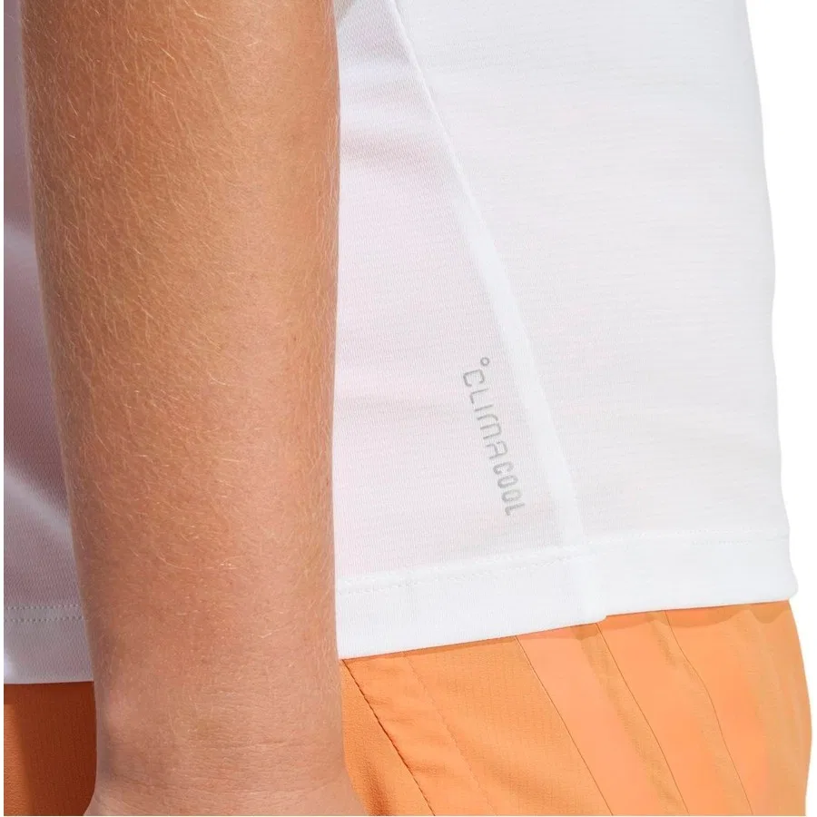 Футболка спортивная с принтом Running Essentials adidas, Белый — фото 3