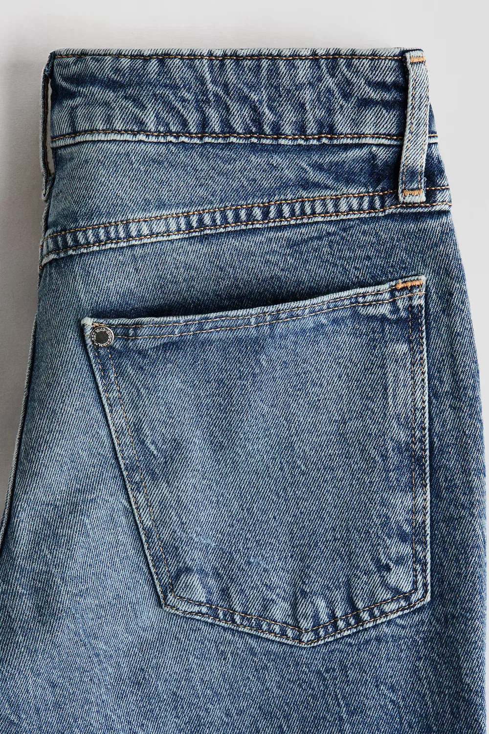 Комплект из 2 удобных эластичных джинсов свободного кроя H&M, Denimblau/Denimgrau — фото 2