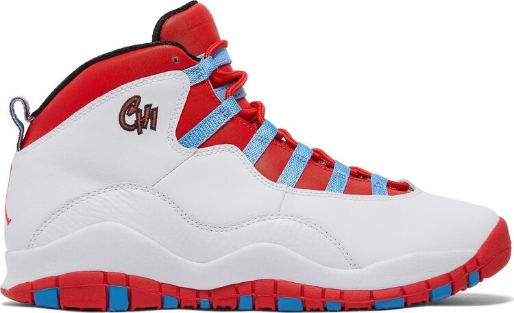 

Кроссовки Air Jordan 10 Retro BG City Pack - Chicago, белый, Белый;серый, Кроссовки Air Jordan 10 Retro BG City Pack - Chicago, белый
