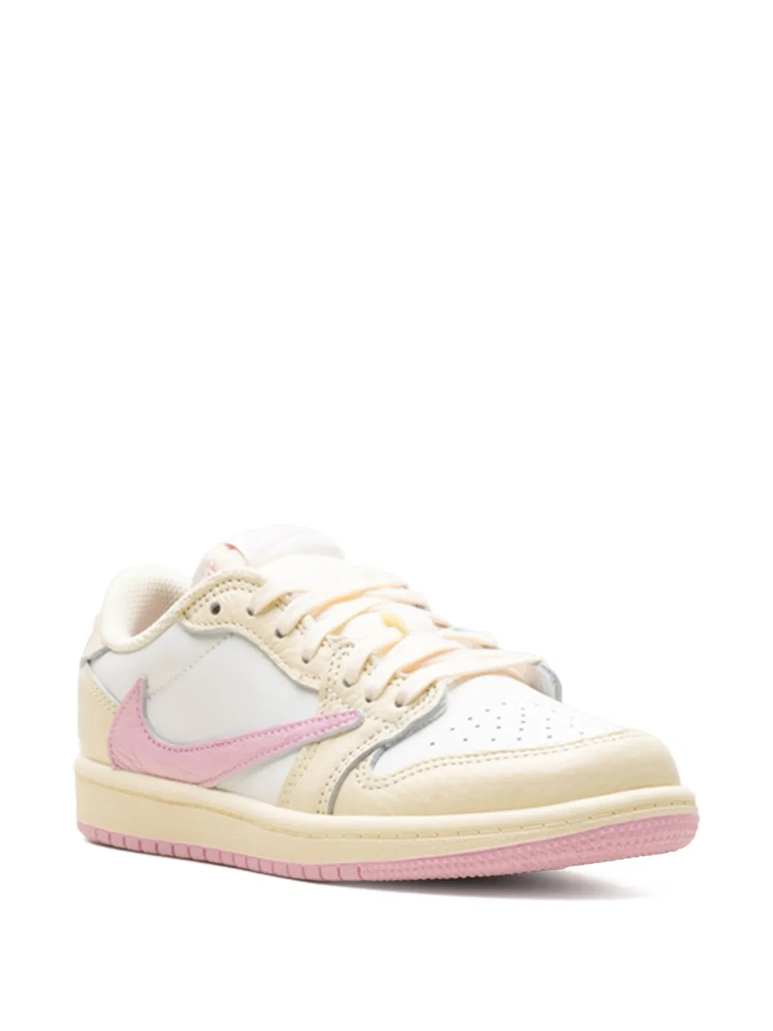 Кроссовки Air Jordan 1 Low PS из коллаборации с Travis Scott Jordan Kids, белый — фото 2