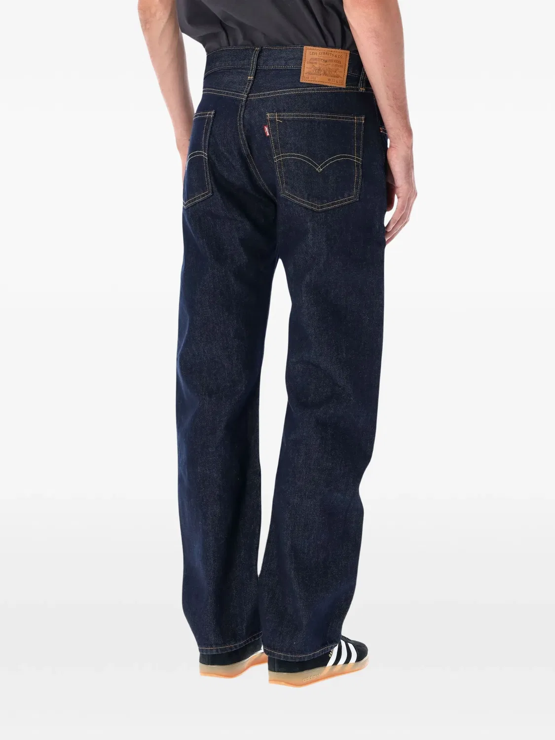 Джинсы 555 прямого кроя синего цвета Levi's, синий — фото 2