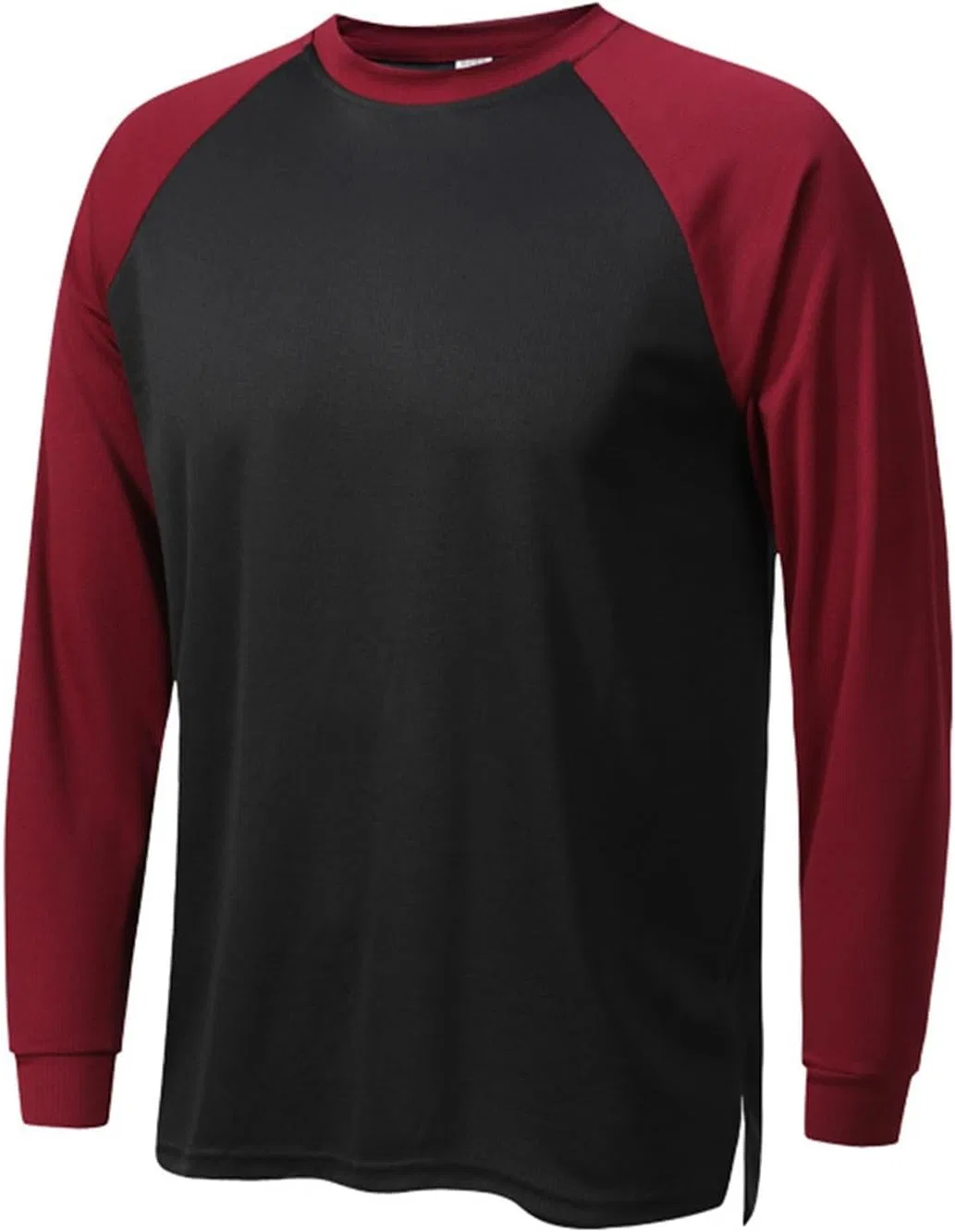 Мужская спортивная футболка с длинным рукавом Regular Fit, Wine — фото 2