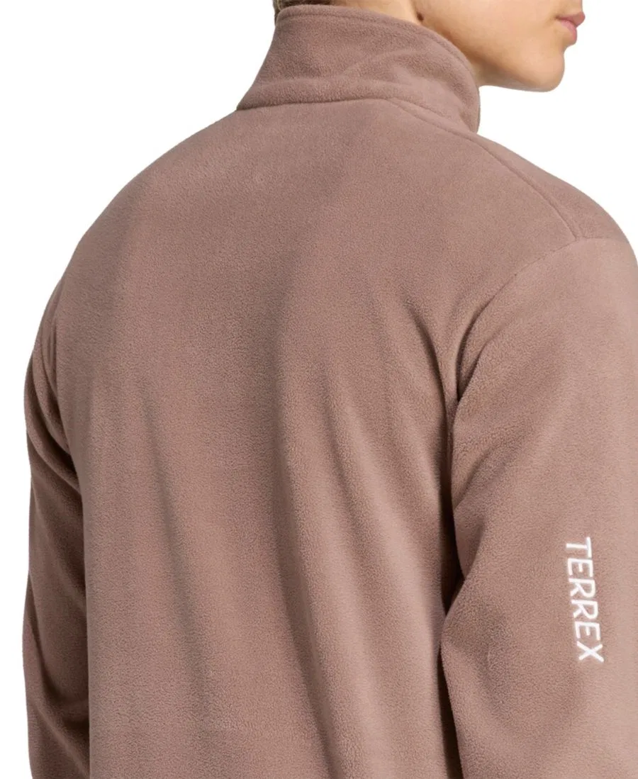 Флисовая куртка с полузастежкой-молнией Terrex Multi Essentials adidas, Trace Brown — фото 4