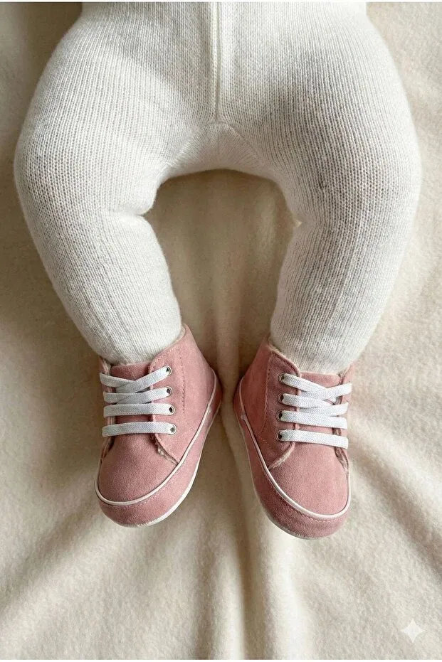 Детские ботиночки для малышей хлопковые Organik Cotton Lined Numix Baby Kids, Pink