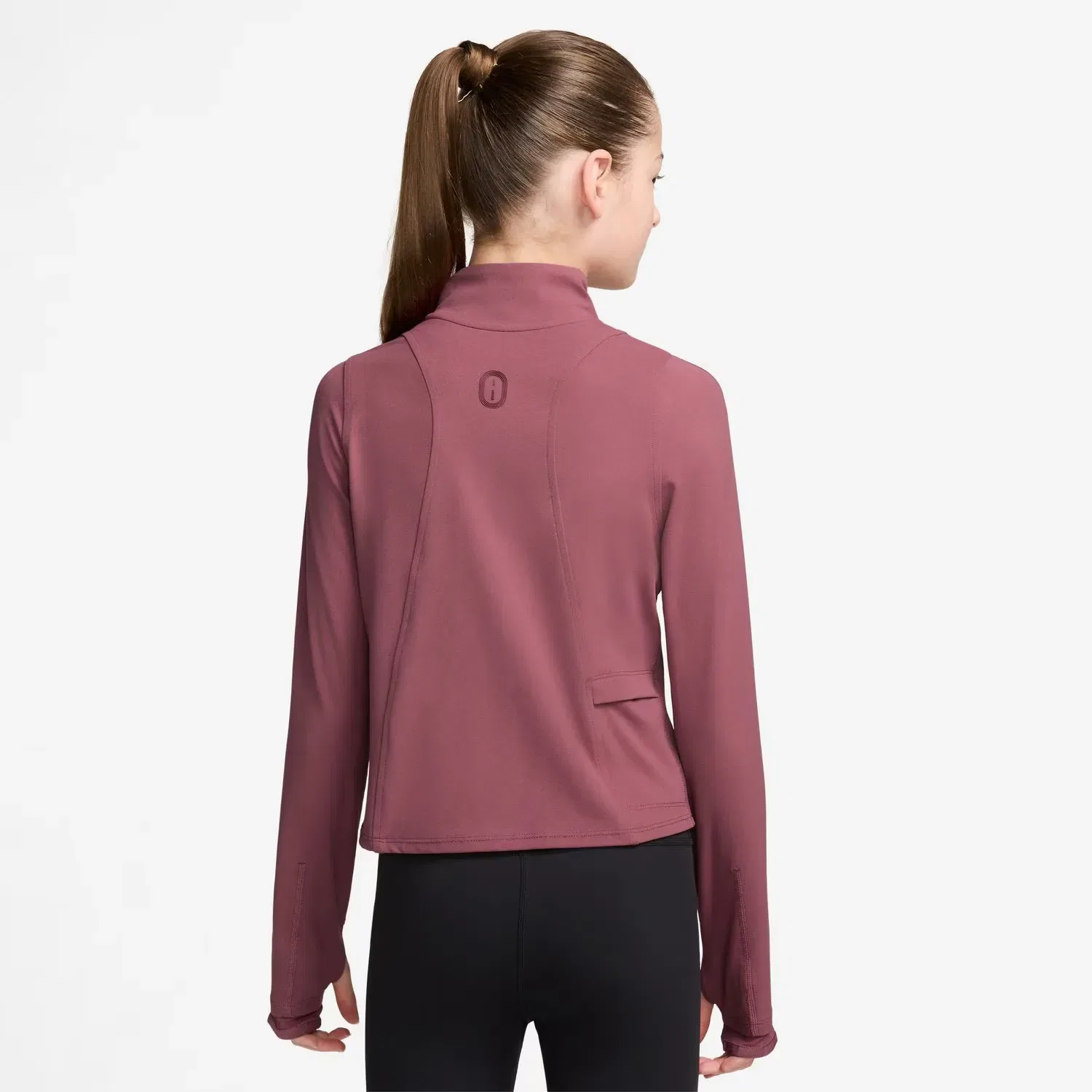 Детское худи с принтом Nike MAVN DF Fitted Fz LS Top Nike, Красный — фото 2