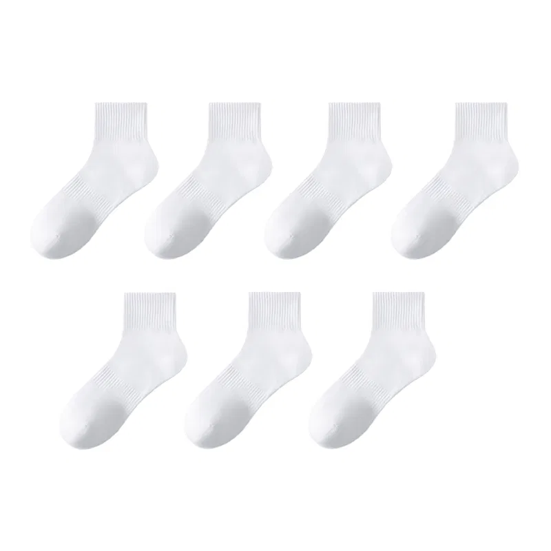 Детские носки с высоким берцем Cotton Gene, 7 Pack-White