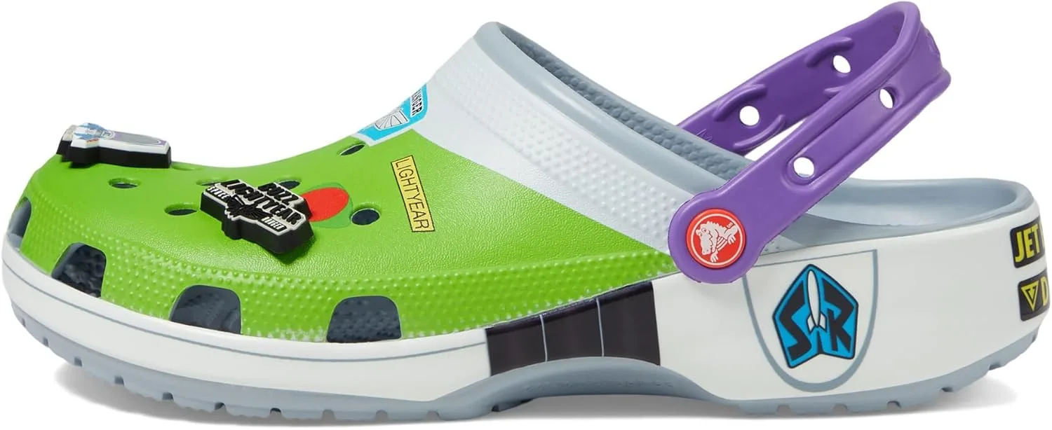 Деревянные сабо Crocs унисекс для взрослых по мотивам мультфильма «История игрушек», серый — фото 4