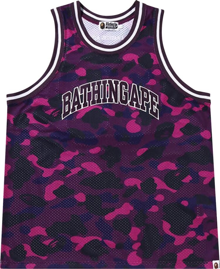 

Топ BAPE Color Camo Basketball Tank Top 'Purple', фиолетовый